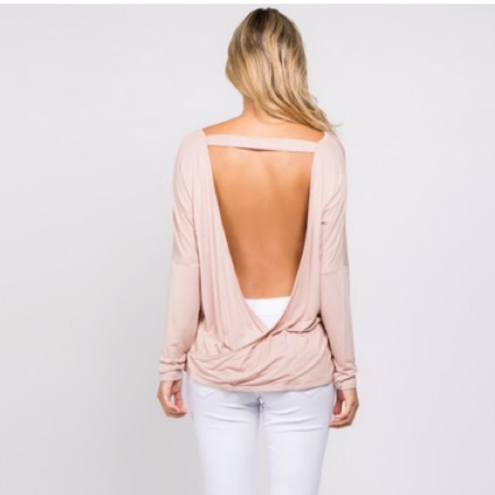 🧁 ROSELY -  Open back surplice top